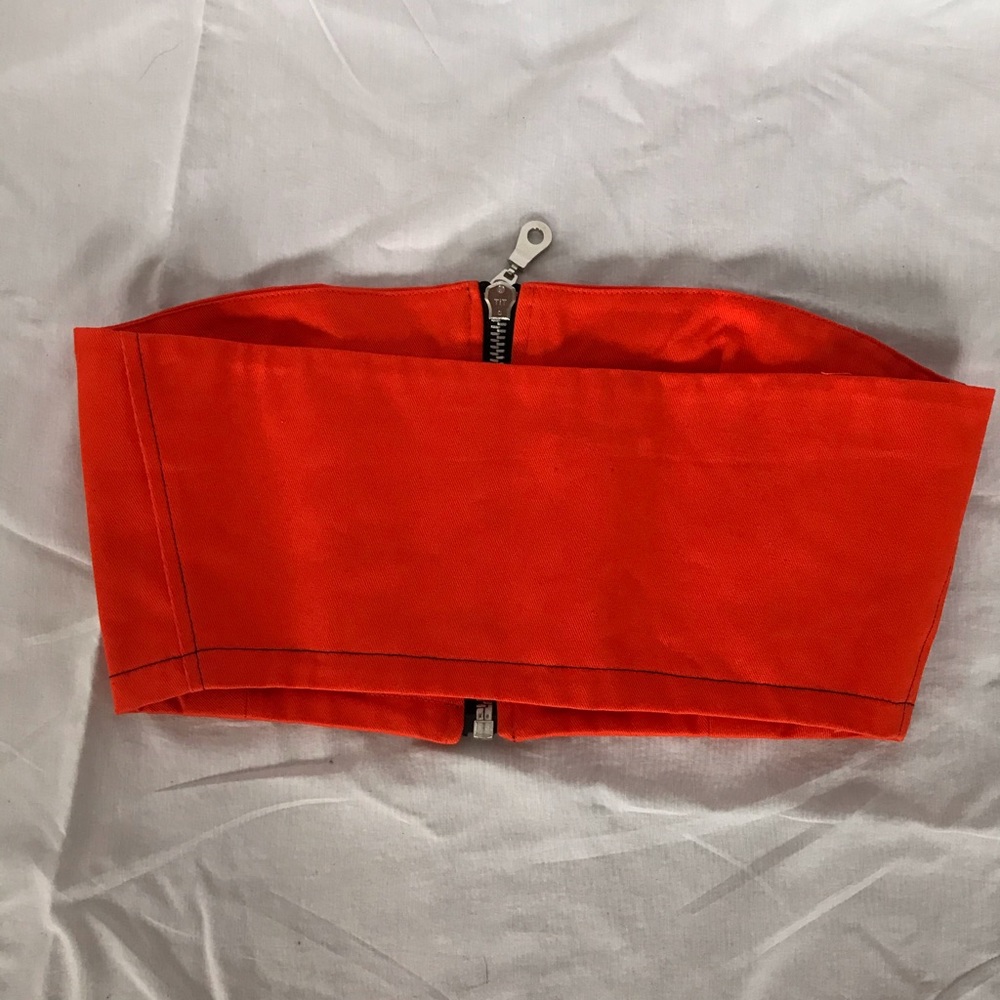 🍊The Ragged Priest (Rattle top ) Orange 🍊 Crop Top - Picture 3 of 7